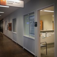 The advisor's EOP offices extend to the Kennedy Library, Room 112 to SAS’ Academic Skills Center. Photo by Melissa Nunez.